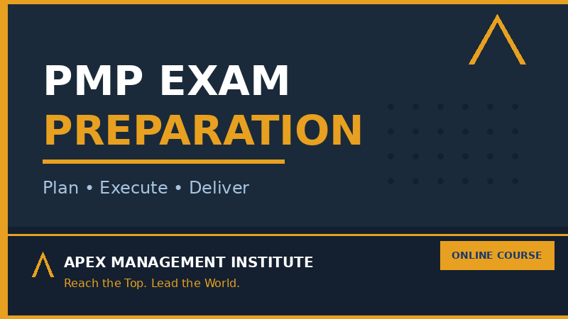 PMP Exam Preparation — Project Management Professional